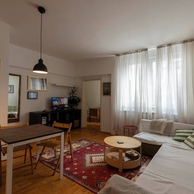 Miete einer gemütlichen 2-Zimmer-Wohnung, 45 m², Zentrum, Vračar, Belgrad, Serbien